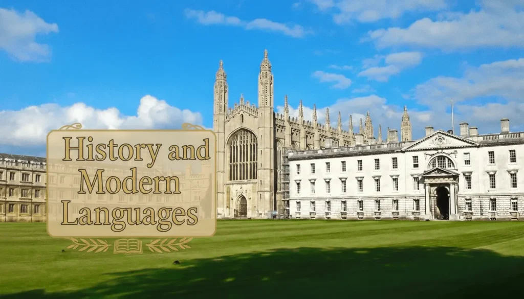 History and Modern Languages​