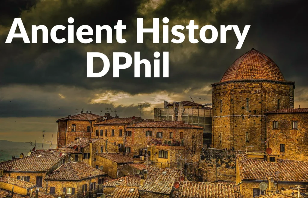 Ancient History DPhil​
