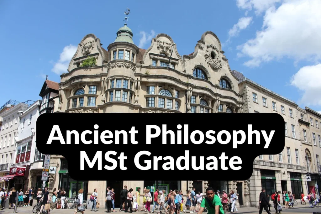 Ancient Philosophy MSt Graduate