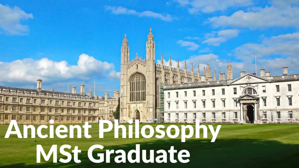Ancient Philosophy MSt Graduate