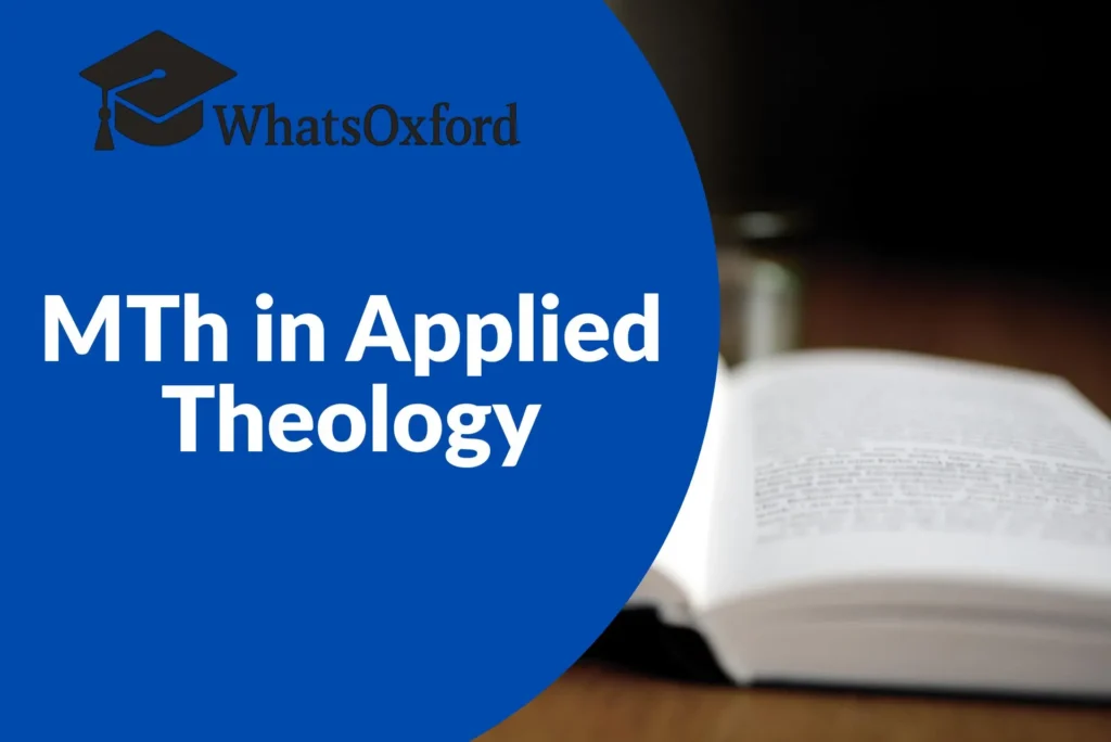 MTh in Applied Theology​