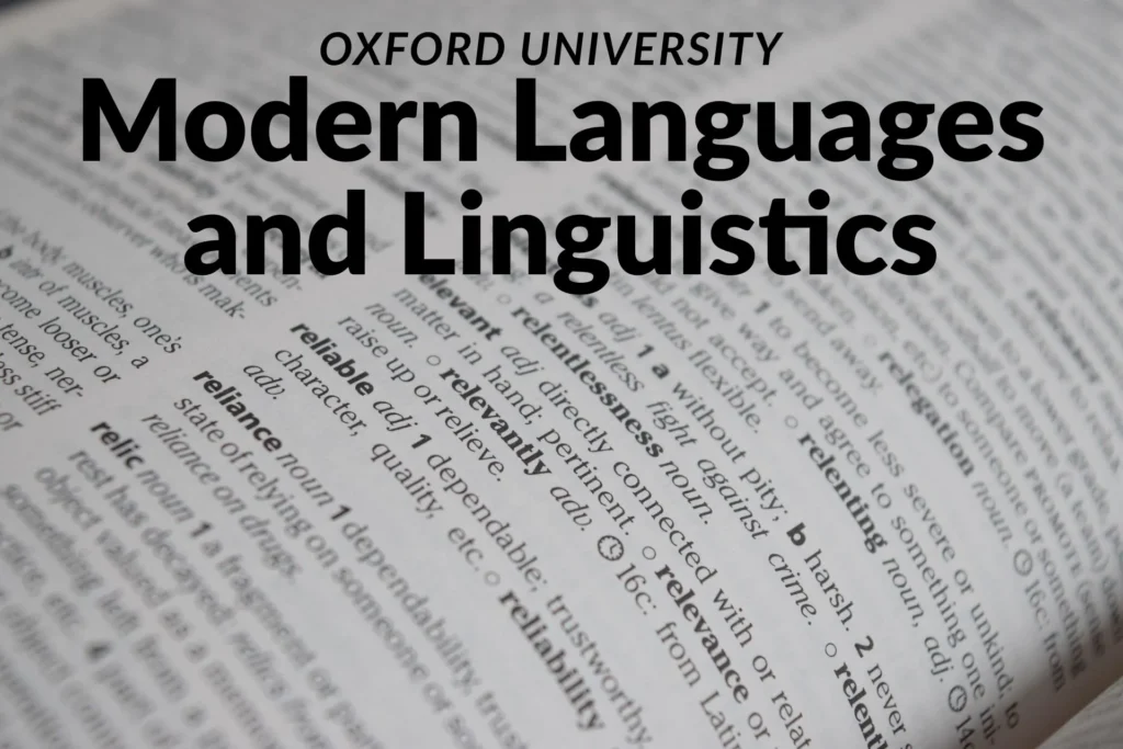 Modern Languages and Linguistics​